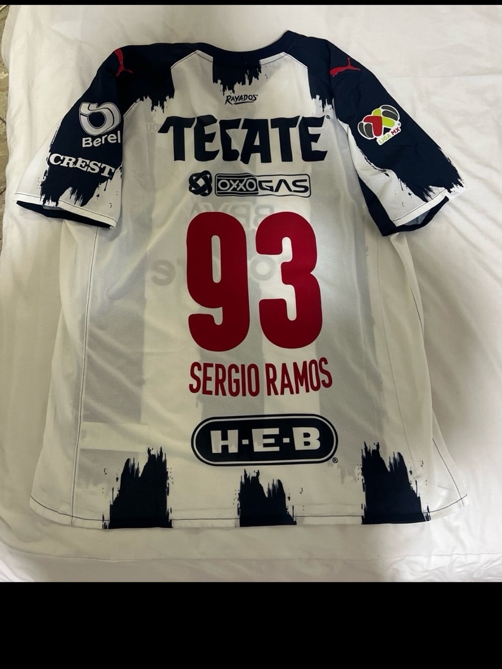 Puma Liga MX Monterrey Rayados Sergio Ramos Player Issue Jersey Size Large